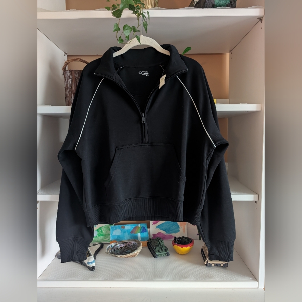Offline By Aerie ChillUp Quarter Zip Sweatshirt